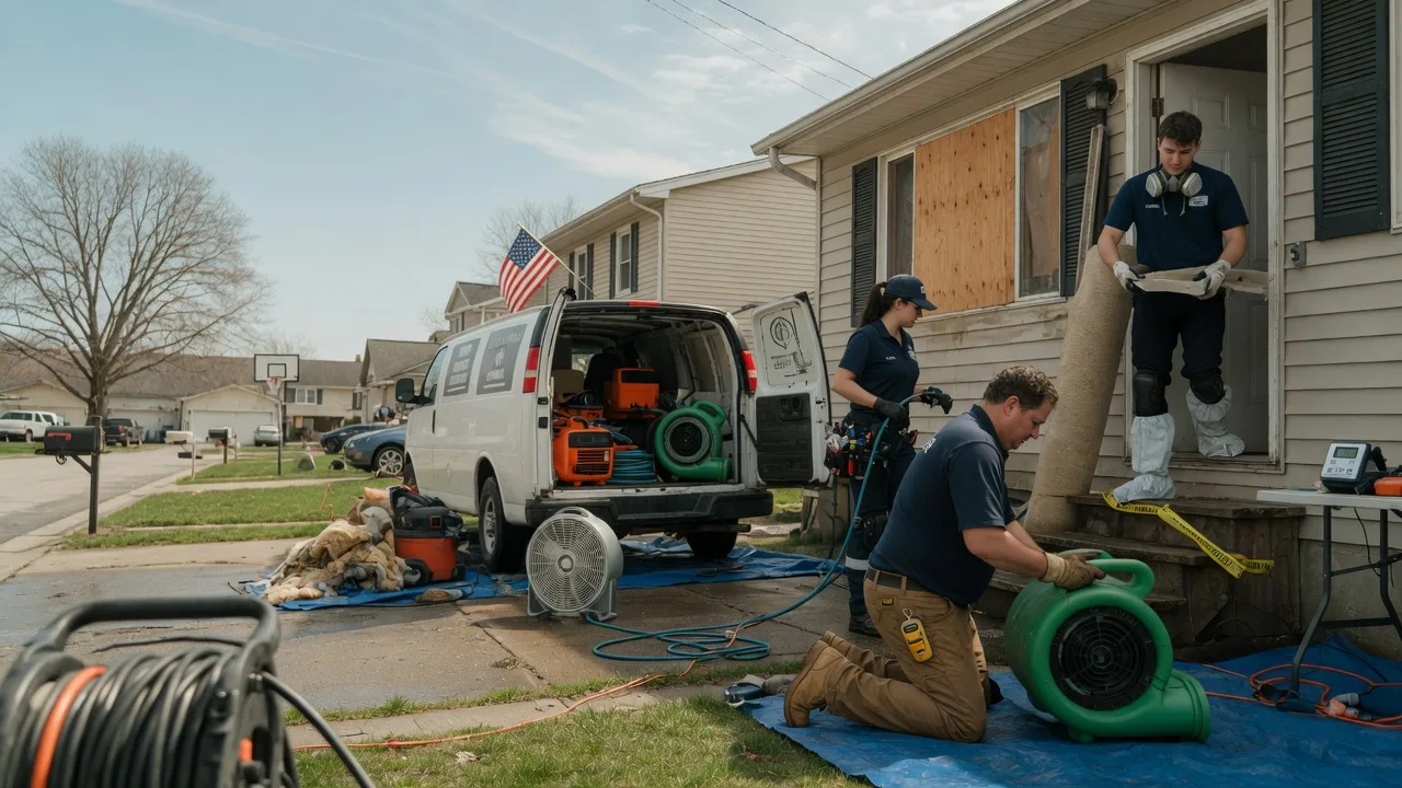 Water Damage Restoration in Illinois near me